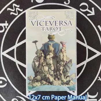 12x7cm Viceversa Tarot-Kaardi Mäng