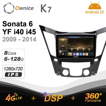 Ownice K7 jaoks Hyundai Sonata 6 YF I40 I45 2009 - 2014 Android 10.0 4G+64G Auto Raadio Setero Auto Audio 360 Optiline 5G Wifi