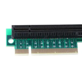 90-Kraadi Kaardi Adapter PCI-E 8X Extender Laiendamise Kaart 1U/2U Väike Kohtuasi