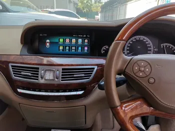 256G Snapdragon 662 Auto Stereo Raadio Mercedes BENZ S-Klass W221 W216 CL 2005-2013 GPS Multimeedia Mängija Android 12 juhtseade
