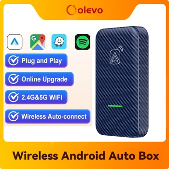 Android Auto Wireless Adapter, Smart Ai Box Online Upgrade Plug And Play BT 5.8 GHz WiFi Auto Ühendada Juhtmega Android Auto Autod