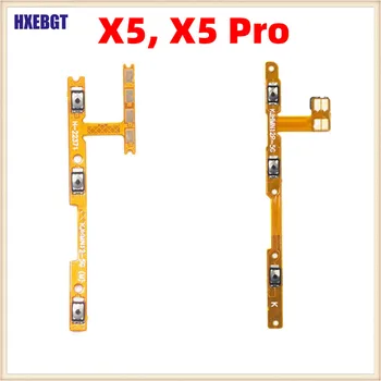 Asendamine Pool Nuppu Flex Kaabel Xiaomi Poco X5, X5 Pro Power Off Volume Lüliti Flex Kaabel Nutitelefoni Parandus Osad