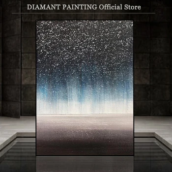 Teemant Kive Maalid Tähine abstraktse maali Täis Puurida Diamond Tikandid Star Diamond Mosaiik Hobi Home Decor Kunst