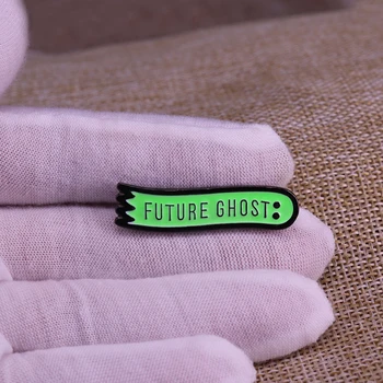 tulevikus vaimu emailiga pin-helendav art Roheline sõle jaoks särgid seljakott accessorybadge