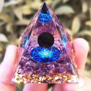Püramiid Ametüst Looduslikud Kristallid Orgone Püramiid 6cm Tervendavat Reiki Chakra Energia Meditatsiooni Vahend Home Decor Sünnipäeva Kingitus