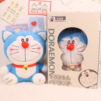 30cm Doraemon Peace Kassi -, Plüüš-Mänguasi Padi Anime Tüdrukud Pehme Täidisega Nukud Tuba Teenetemärgi Kawaii Sünnipäev, Jõulud Kingitused Mänguasi