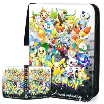400PCS Pokemon Kaardid Album Foto Kaart Sideaine Photocards Anime Kids Mänguasi Omanik Tähtede Kogumine Kausta Hobi Kollektsiooni Mänguasjad