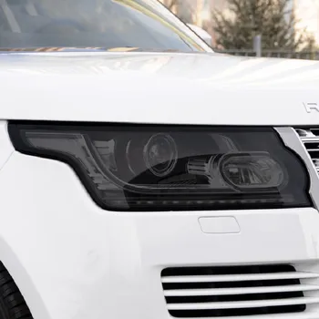 Auto Esitulede Kaitse Tint Film Suitsu Must TPÜ Kleebise Jaoks Land Rover Discovery 4 5 Defender, Range Rover Evoque Sport Velaarne