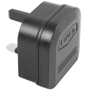 5X Euro 2 Ja Pin-3 Pin-Converter Plug Adapter Must