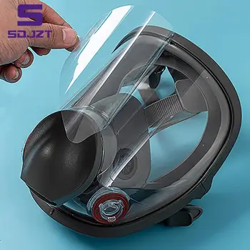 Anti Õli Kriimustuste Kaitsekile Kaas 6800 Gaasi Mask Maali Pihustamine Respiraatorit, Kogu Nägu Akna Ekraani Objektiivi Protector