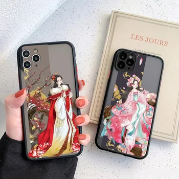 Esteetiline Hiina stiilis Klassikalise kaunis daam, Telefon Case For iPhone 14 13 11 12 15 Pro Max XS X-XR 8 7 Plus SE 2020 Hõlmab