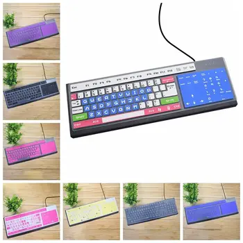 Värvilisi Silikoon Arvuti Universaalne Keyboard Cover Klaviatuur Kaitsja Naha Lauaarvuti kaitsekile