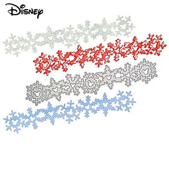 Lumehelves Metalli Lõikamine Sureb Disney Šabloonid DIY Scrapbooking Kaardi Serva Piiri Paberi Lõikur Käsitöö Jõulud Kutse Kaart