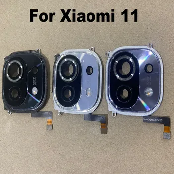 Algne Jaoks Xiaomi MI11 MI 11 5G Tagasi Kaamera Objektiivi Klaas Tagumine Kate Koos Raami Kaas Flex Kaabli Asendamine