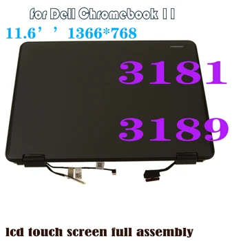11.6 tolline LCD Dell Chromebook 11 3181 3189 2-in-1 LCD Ekraan Puutetundlik kogu Koost Ülemine Osa HD 1366x768