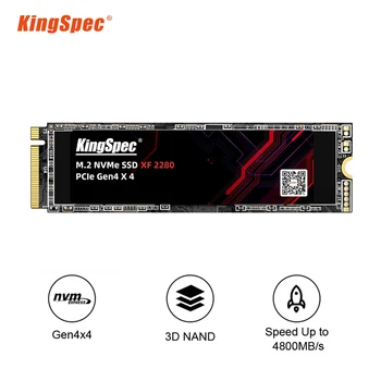 KingSpec SSD M2 256g 512 GB 1 TB 2TB NVME Ssd M. 2 PCIe 4.0*4 kõvaketas Solid State Disk NMVE Internal SSd Sülearvuti Desktop PS5