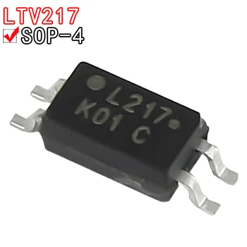 20PCS LTV217 SOP4 plaaster LTV-217-TP1-G L217 Optocoupler