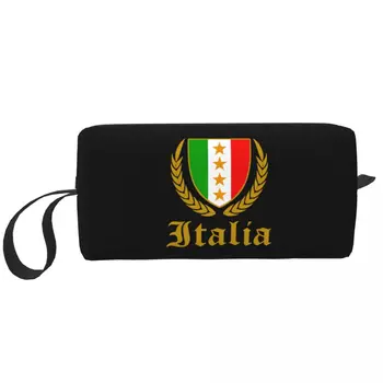 Itaalia Itaalia itaalia Lipu all Makeup Bag Kott on Veekindel Euro Kosmeetika Kott Reisi Tualett-Kott Korraldaja Ladustamise Kott Naistele