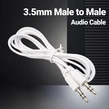 Audio Kaabel Stabiilne Edastamise Noise Reduct Anti-interferentsi Plug Mängida 3,5 mm Isane Mees Stereo Audio AUX-Kaabel Kõlar