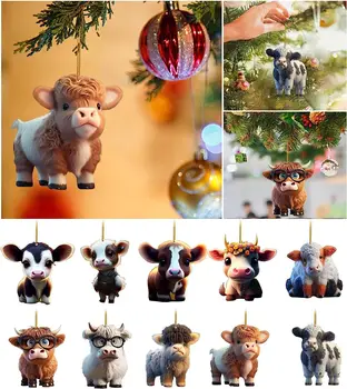 Cute Cartoon Lehm Ripats Kodu Tree Teenetemärgi Jõulupuu Ehted Kodu Kaunistamiseks Ripats Loomade Seljakott Ripats