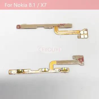 Power Nupp & Helitugevuse Nuppu Flex Kaabel Nokia Nokia 8.1 / X7 TA-1119 TA-1121 Asendamine Osa
