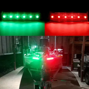 4tk Punane Roheline Paat Navigatsiooni LED Tuled Ahtri Paadid Tüür Tuled Kõrge Kvaliteediga Auto, Paadi Elektri-Automaatika Tarvikud