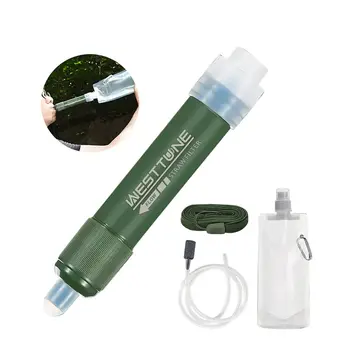 1 Komplekt TUP Puhastamine Vee Filter Mini Kaasaskantav Üksikute veepuhasti Carbon Fiber Water Bag Joogivee Filtreerimine