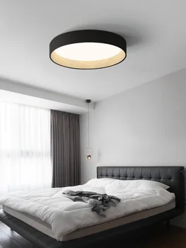 Magamistuba lamp led lakke lamp kaasaegne minimalistlik atmosfäär kodus minimalistlik puit tera magamistuba uuring magamistuba tuled
