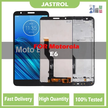 Algne LCD Motorola Moto E6 XT2005-1 XT2005-3 XT2005DL Ekraan Puutetundlik Digiziter Assamblee Asendamine Raam