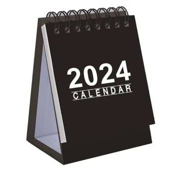 2024 Mini Laua Kalender Multifunktsionaalne Kaunistused, Ameti Töötajate ja Üliõpilaste Nädala Numbrit Alalise Kalendrid