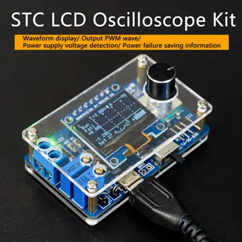 0.96-tolline OLED-Mini DOS Ostsilloskoop Kit STC8K8A microcontroll Elektroonilise Keevitus Training Kit STC DIY Ostsilloskoop Kit PWM