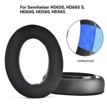 Kõrva tampoonid Sennheiser HD650,HD660 S, HD600, HD580, HD565 Kõrvaklapid Paksus Kõrvapadjakesed Parandada Heli Kvaliteeti Earmuff Earcups