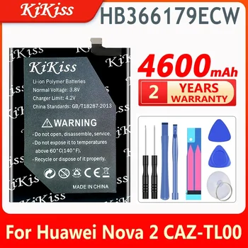 KiKiss 4600mAh HB4242B4EBW Asendamine Aku Huawei Nova 2 Nova2 CAZ-TL00 CAZ-AL10 Telefoni Aku Hua Wei Nova 2