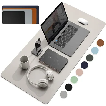 Lihtne, mugav Gaming Mousepad Suured Office Kaitsja Matt PU Nahk Veekindlad Mouse Pad Desktop Klaviatuur Desk Pad