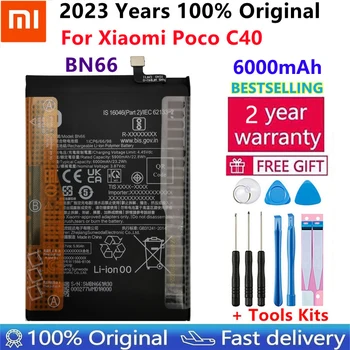 100% Originaal Uus Kvaliteetne Asendamine Aku BN66 Jaoks Xiaomi Mi POCO C40 Laetav Telefon 6000mAh Patareid Bateria