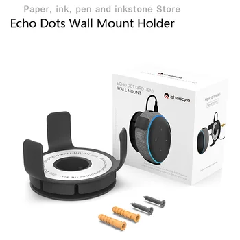 Echo Dots Wall Mount Omanik Nööri Juhtimise hoidikut Alexa Echo Dot3rd Gen 3. Põlvkonna Seista Riidepuu Sise-Heli Kast