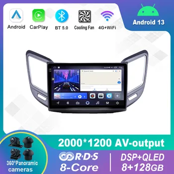 Android 13.0 Auto Raadio Multimeedia Video Mängija Navigation stereo Changan CS15 2016 - 2020 GPS Carplay 4G WiFi