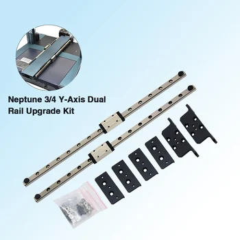 NP4 Elegoo Neptuun 4 Dual Y-telje Lineaarne Rail Kit Upgrade Neptuun 3,Neptune3 Pro MGN9H 315MM 3D Printeri Tarvikud
