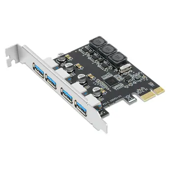 USB 3.0 PCI-E Expansion Card Adapter-4-Port 6A USB 3 PCIE pesa PCI express adapter Kaart
