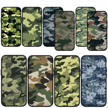 Camo Sõjalise Armee Kamuflaaž Mustriga Kate Telefoni puhul Apple iPhone 15 14 13 12 11 Pro XS Max XR 6 6S Plus + SE 14+ 6+
