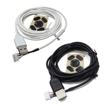 1Set USB Pehme Hiire Kaabel ja Jalad Logitech G102 Gaming Mouse PVC-Line Traat