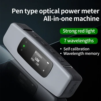 YOUYSI YYS-OP20 Li-Lion Aku Mini Optical Power Meter Visuaalne Süü Lokaator Optilise Kiu Tester LED RAAMSEADUSEGA