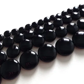 8-30mm Nuppu Mündi Sile Must Avärav Beads Natural Stone Helmed Ehete Tegemise helmed 15inch Näputöö DIY Beads Hely