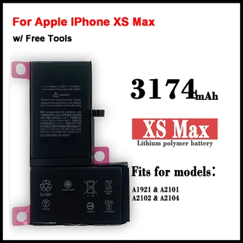 Uus OEM Asendamine aku Apple IPhone XS Max XSM A1921 A2101 A2102 A2104 3174mAh patareid