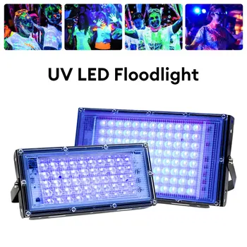 395nm LED UV Tulvaprožektor Ultraviolett-Fluorestsentsi Lava Lamp Üleujutuste Mõju Valguse Halloween Xmas Tants DJ Disco Pool Bar