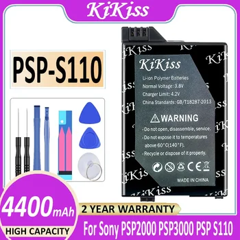  KiKiss Aku PSP-S110 4400mAh Sony PSP2000 PSP3000 jaoks PSP-S110 Gamepad Bateria