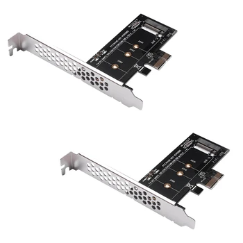 2X Lisada PCIE Kaardid M2-Adapter-PCI Express 3.0 X1, Et NVME SSD M2 PCIE Tõstja Adapteri Tugi 2230 2260 2280 M. 2 SSD