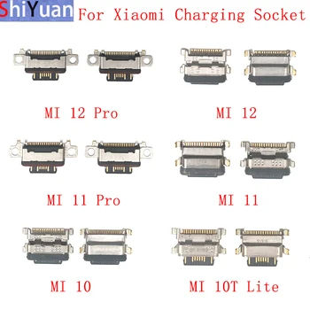 10tk/Palju Laadimine USB Connector Port Pesa Xiaomi MI 12 11 10 10T 11T 11X 11i laadija Pesa Varuosade Asendamine